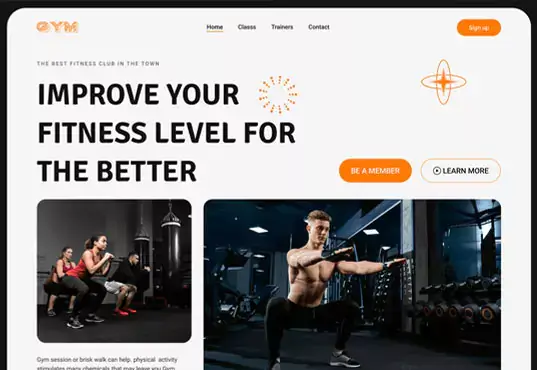 Gym and Fitness project 3